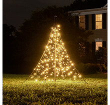 Fairybell All-Surface | 1,5 meter | 240 LED-lampjes | Inclusief mast | Warm wit