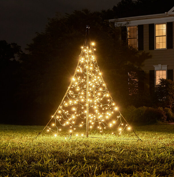 Fairybell All-Surface | 1,5 meter | 240 LED-lampjes | Inclusief mast | Warm wit