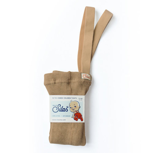 Silly Silas Footed Maillot Met Bretels Light Brown Silly Silas Footed Maillot Met Bretels Light Brown
