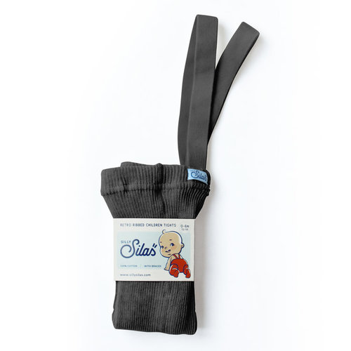 Silly Silas Footed Maillot Met Bretels Dark Grey Silly Silas Footed Maillot Met Bretels Dark Grey