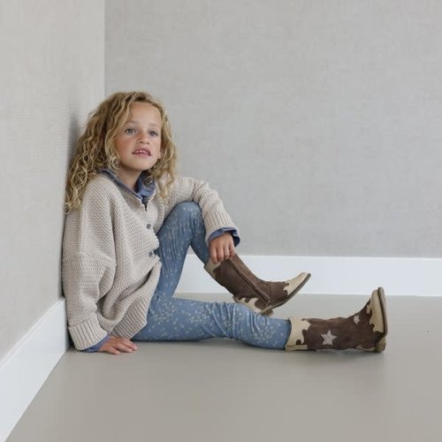 Navy Natural Navy Natural - Legging Blauw & Zand Bloem Navy Natural Navy Natural - Legging Blauw & Zand Bloem