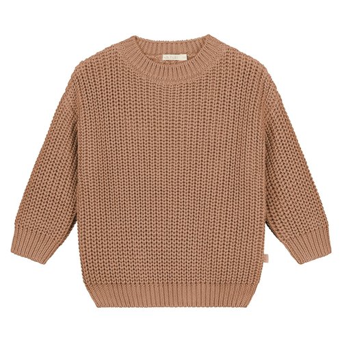 Yuki Kidswear Chunky Knitted Sweater - Coral Yuki Kidswear Chunky Knitted Sweater - Coral