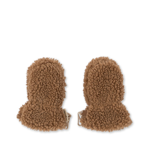 Konges Sløjd Grizz Teddy Baby Wanten - Tobbaco Brown Konges Sløjd Grizz Teddy Baby Wanten - Tobbaco Brown