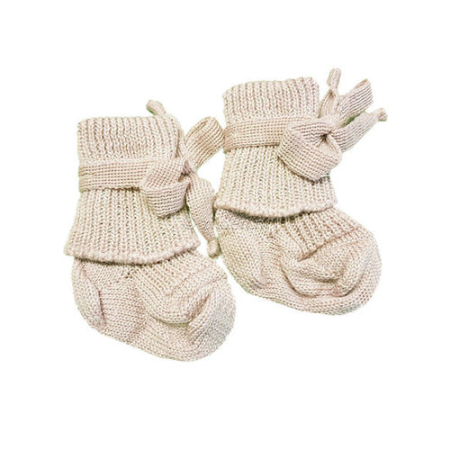 Hirsch Hirsch - Wollen Newborn Slofjes Hirsch Hirsch - Wollen Newborn Slofjes