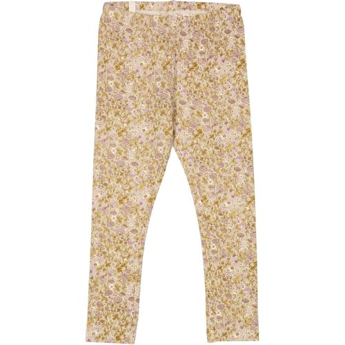 Wheat Jersey Legging - Fossil Flowers Wheat Jersey Legging - Fossil Flowers