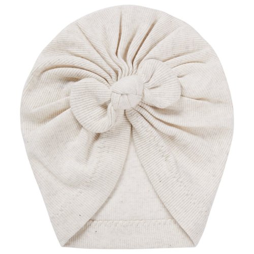 Noppies Girls Hat Nada - Oatmeal - 0-3M Noppies Girls Hat Nada - Oatmeal - 0-3M