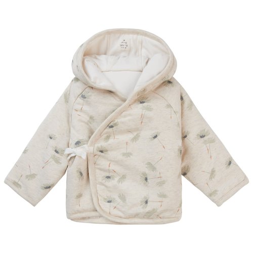 Noppies Unisex Jacket Monette Reversible - Oatmeal Noppies Unisex Jacket Monette Reversible - Oatmeal
