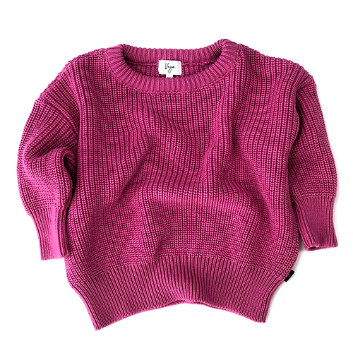 Vega Basics Cordero Summer Knit -Fuchsia Vega Basics Cordero Summer Knit -Fuchsia