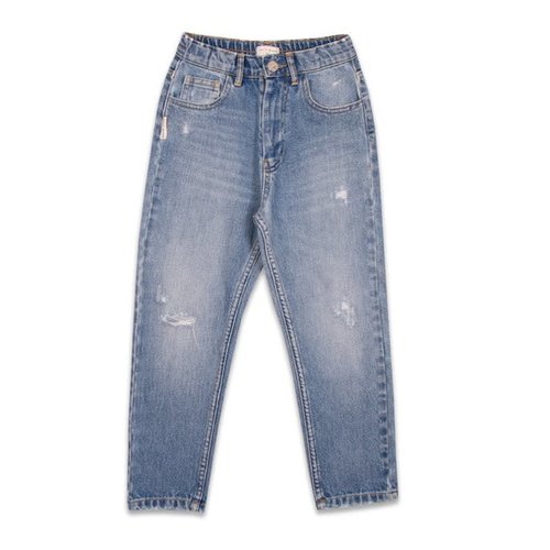 Petit Blush Baggy Fit Jeans Washed Blue Petit Blush Baggy Fit Jeans Washed Blue