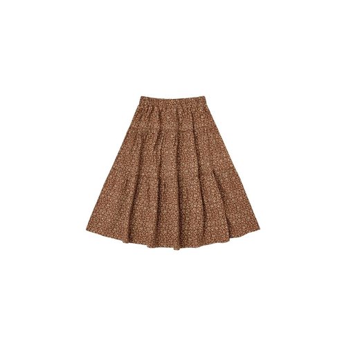 Rylee+Cru Midi Skirt - Chocolate Floral Rylee+Cru Midi Skirt - Chocolate Floral