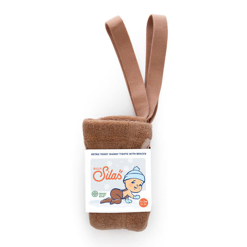 Silly Silas Teddy Warmy Cotton Tights Light Brown Silly Silas Teddy Warmy Cotton Tights Light Brown
