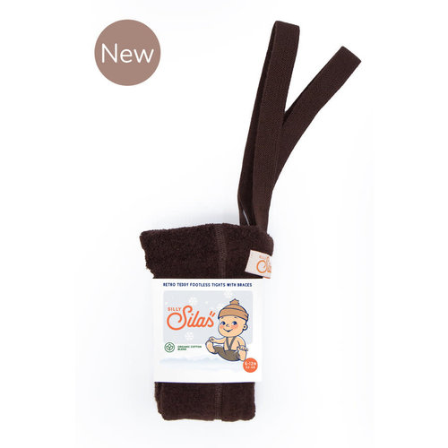 Silly Silas Teddy Warmy Cotton Footless Tights Chocolate Brown Silly Silas Teddy Warmy Cotton Footless Tights Chocolate Brown