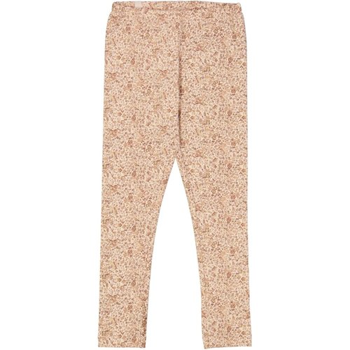 Wheat Jersey Legging - Rose Flowers Wheat Jersey Legging - Rose Flowers