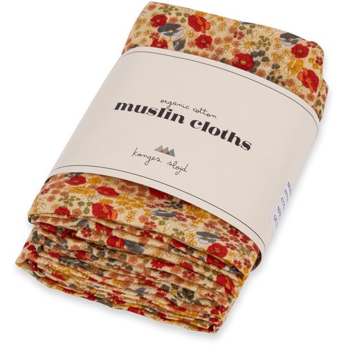 Konges Sløjd 3 Pack Muslin Cloth - Villetta Konges Sløjd 3 Pack Muslin Cloth - Villetta