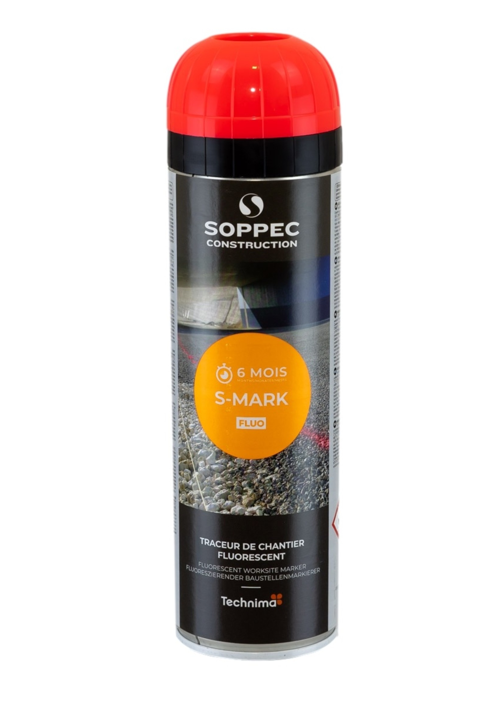 SOPPEC | Markierungsfarbe 500ml Erhältlich in Orange, Rot und Grün