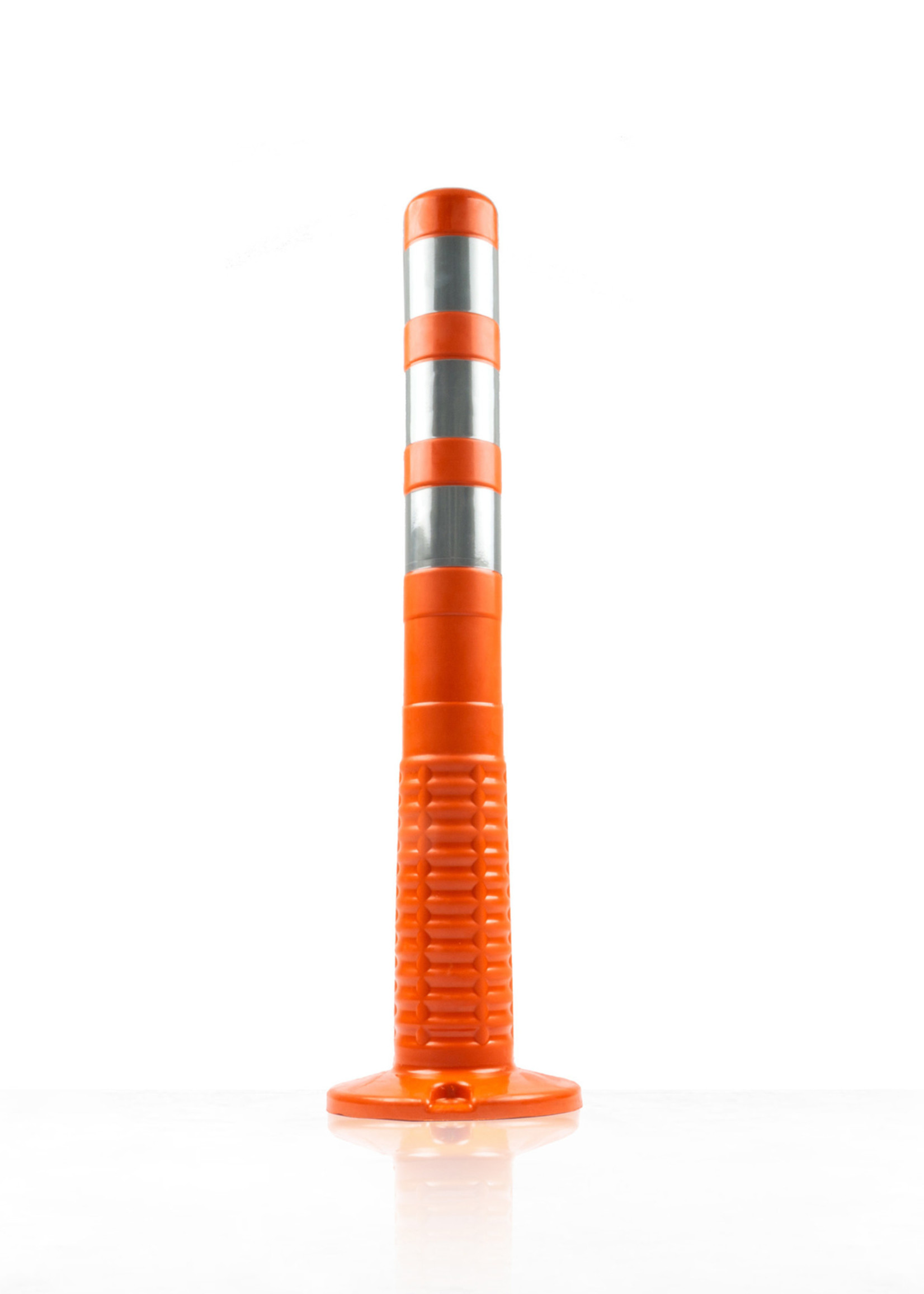 RI-TRAFFIC Flexible Kunststoffpfosten Orange, T-FLEX 75cm