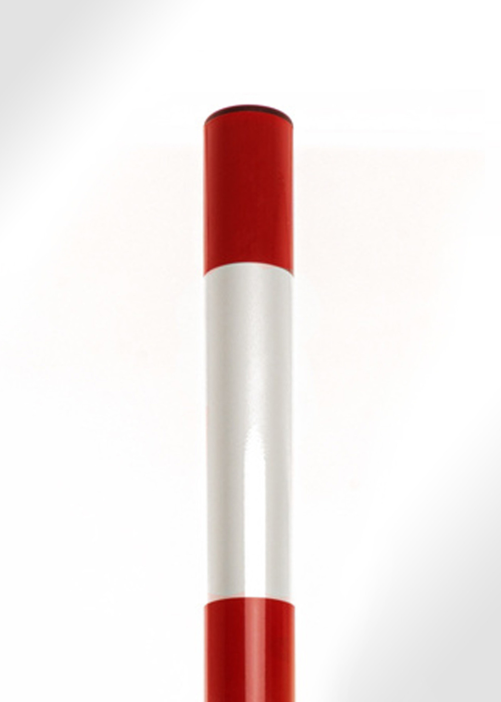 RI-TRAFFIC Rammschutzpoller Stahl ROT-WEISS 110 cm | Rammschutpfosten