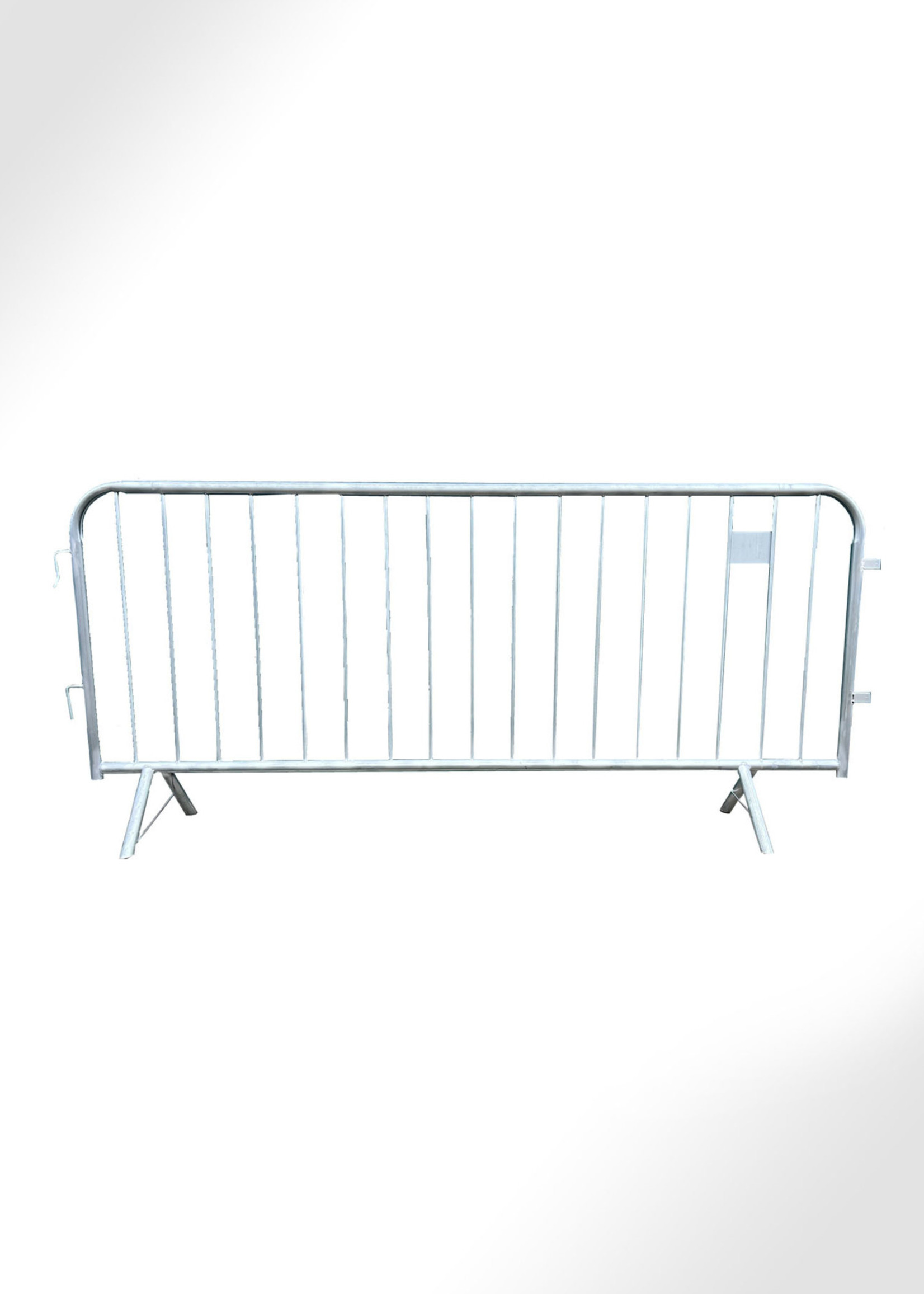 RI-TRAFFIC Absperrgitter STAHL 250cm x 110cm (FEUERVERZINKTEM)