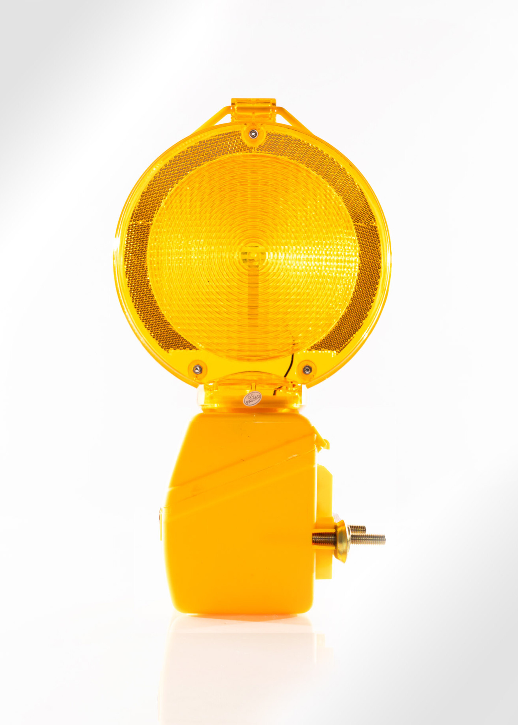 UNSERE HAUSMARKE Ministar 1000 6V, GELB Leitbakenlampe | Signalbeleuchtung Baustellenlamp für Sicherheitsbaken