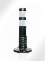 RI-TRAFFIC Flexible Absperrpfosten 45 cm (SCHWARZ)