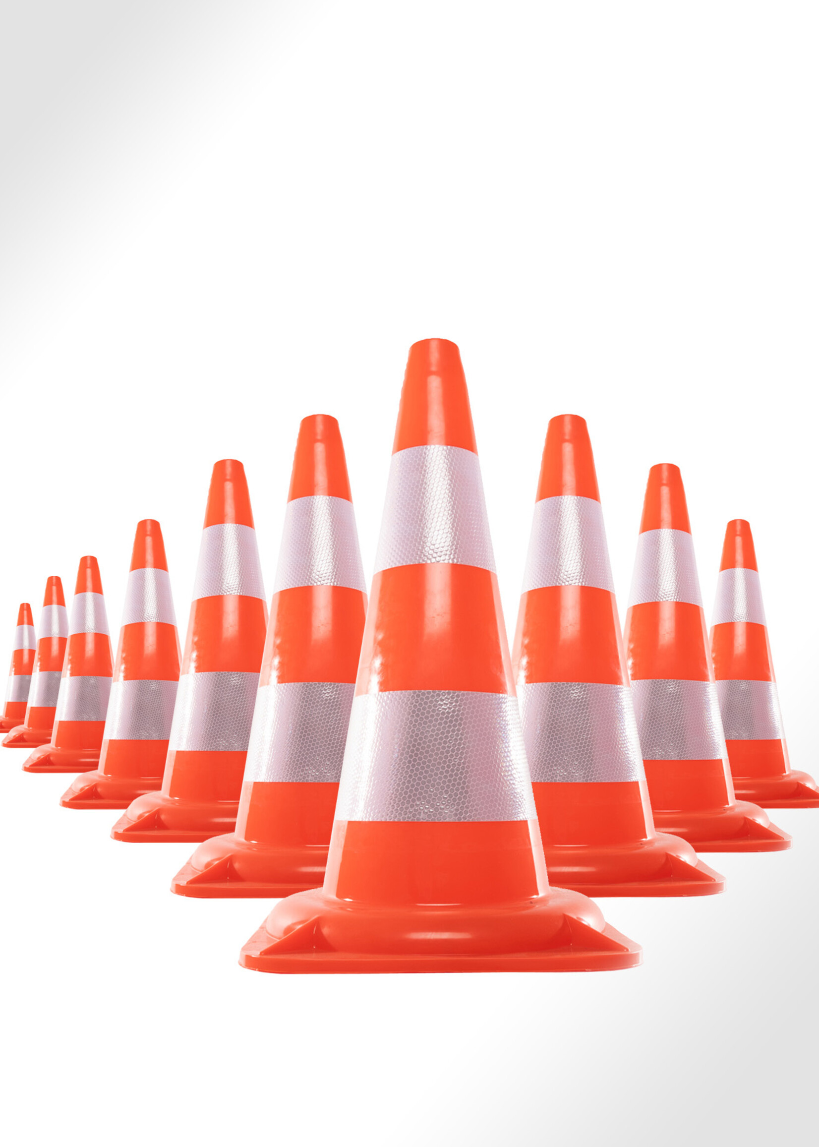 RI-TRAFFIC Pylon 50 cm ORANGE | Pylon Günstig Preis