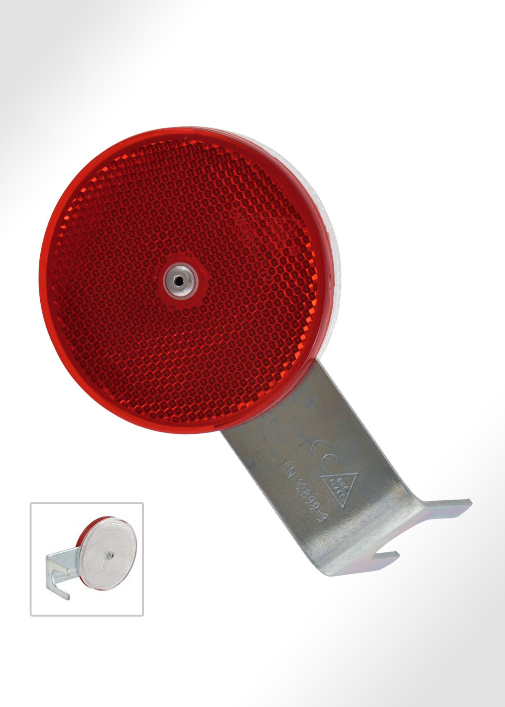RI-TRAFFIC Reflektor für Schutzplanken aus Metal