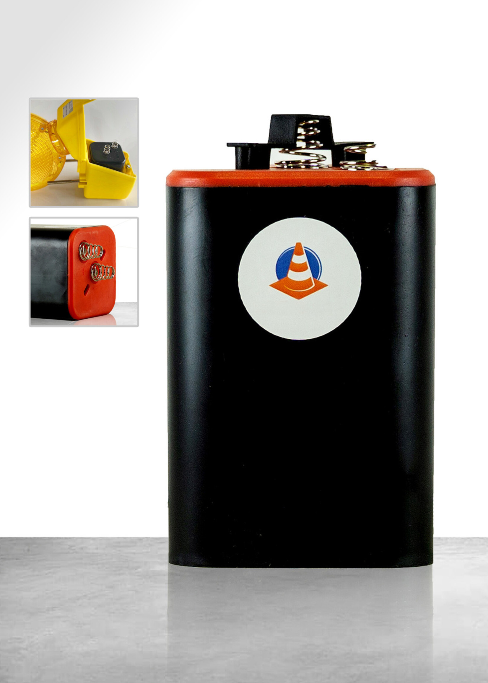 RI-TRAFFIC Batterie für Warnleuchte 6v/50Ah