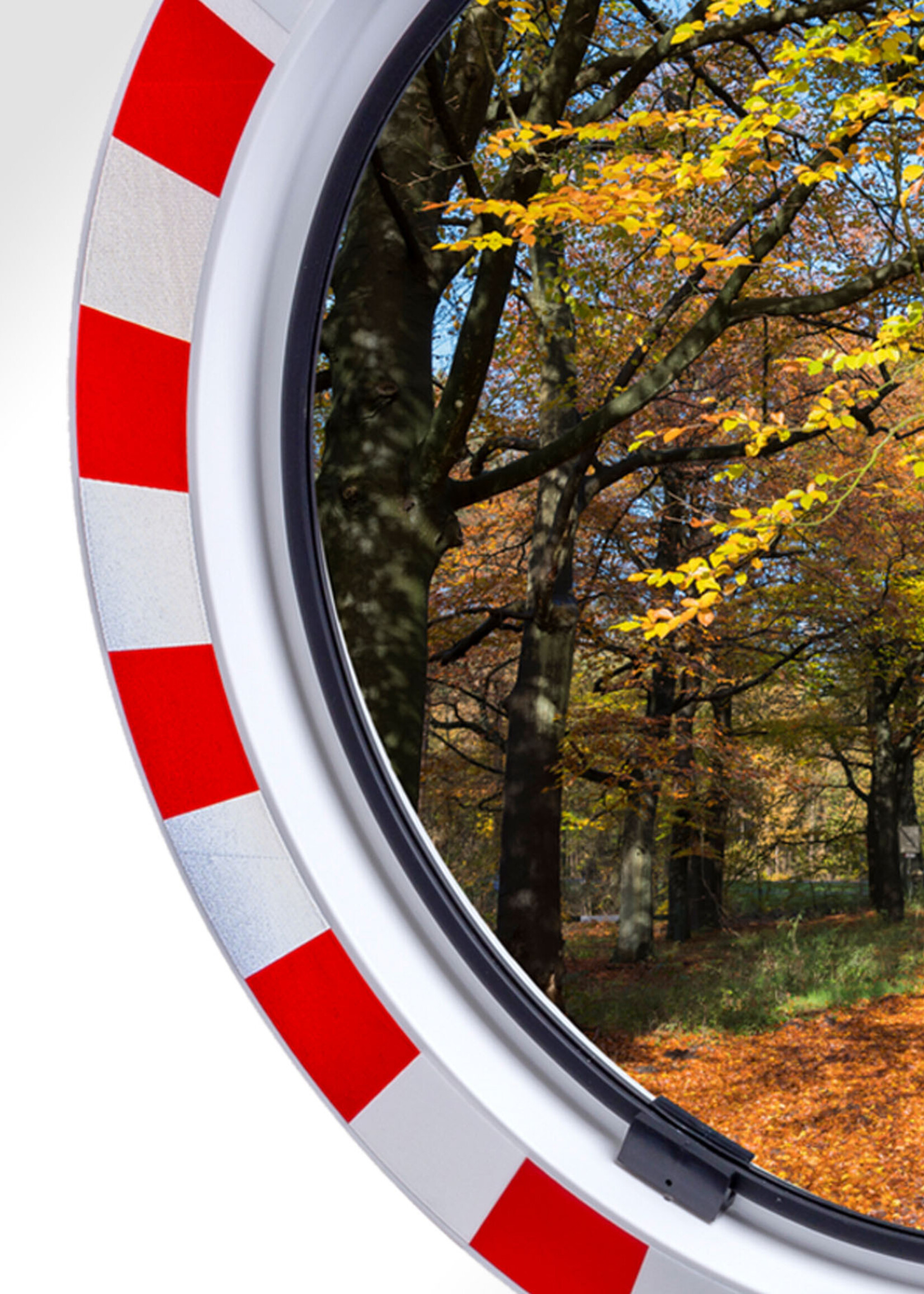 RI-TRAFFIC Robuster Verkehrsspiegel 60 cm Rund (POLYCARBONAT)