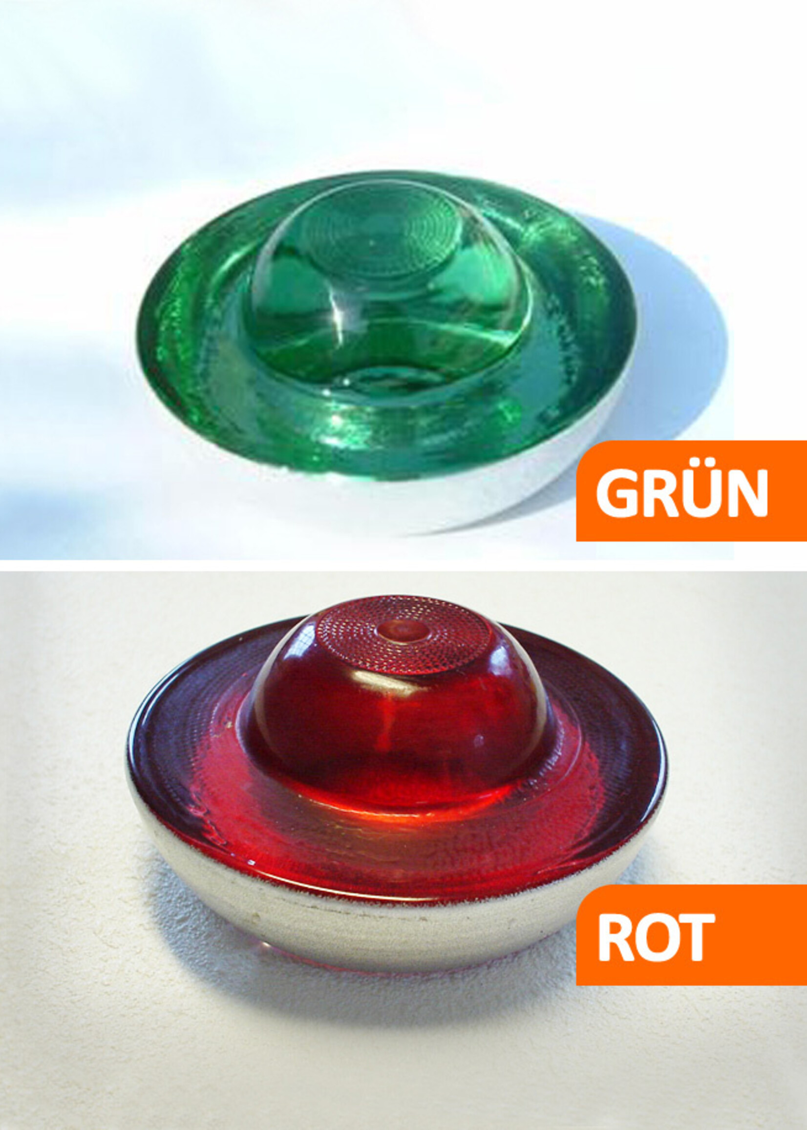 LUX Glaskugelreflektor 100 mm LUX3 Premium Fahrbahnreflektor