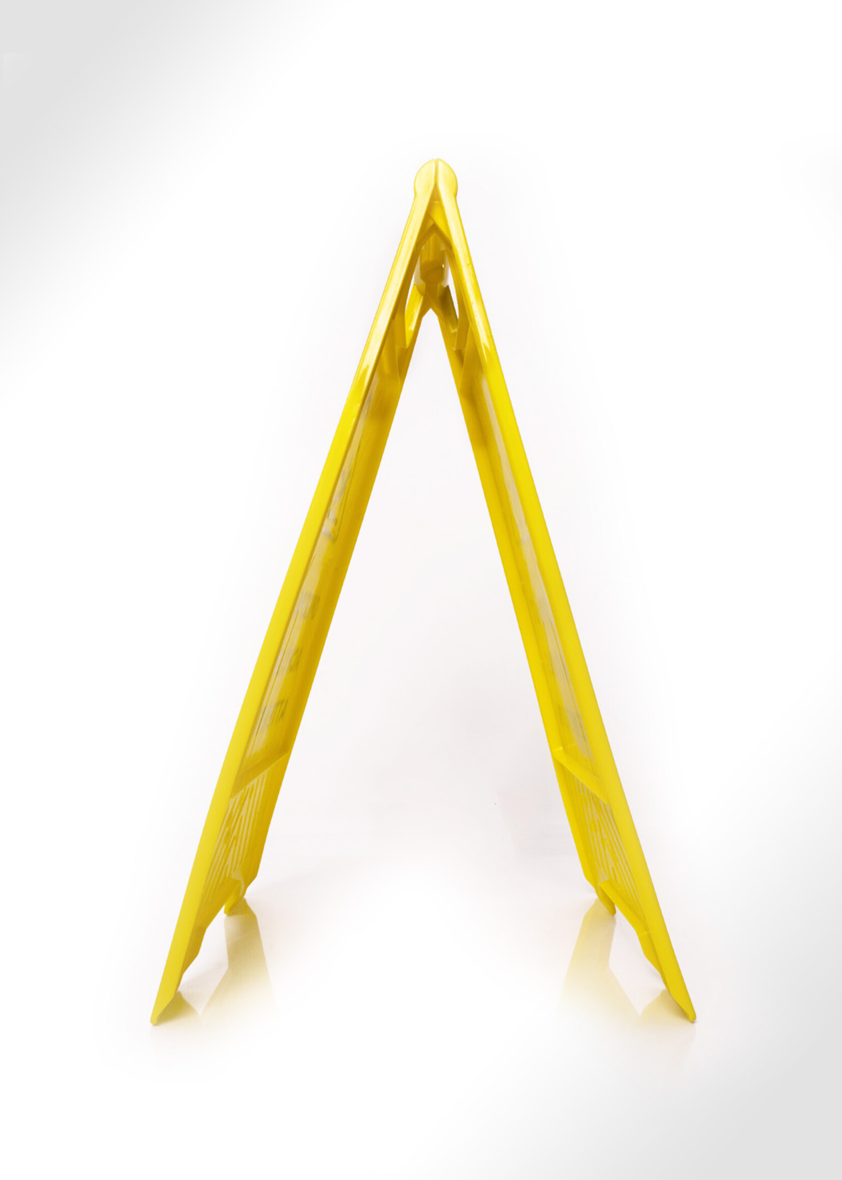 UNSERE HAUSMARKE Warnschild „Achtung“ GELB (Kunststoff) 61 cm x 30 cm