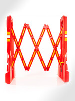 UNSERE HAUSMARKE Klappbares Absperrgitter KUNSTSTOFF (Faltgitter Orange)