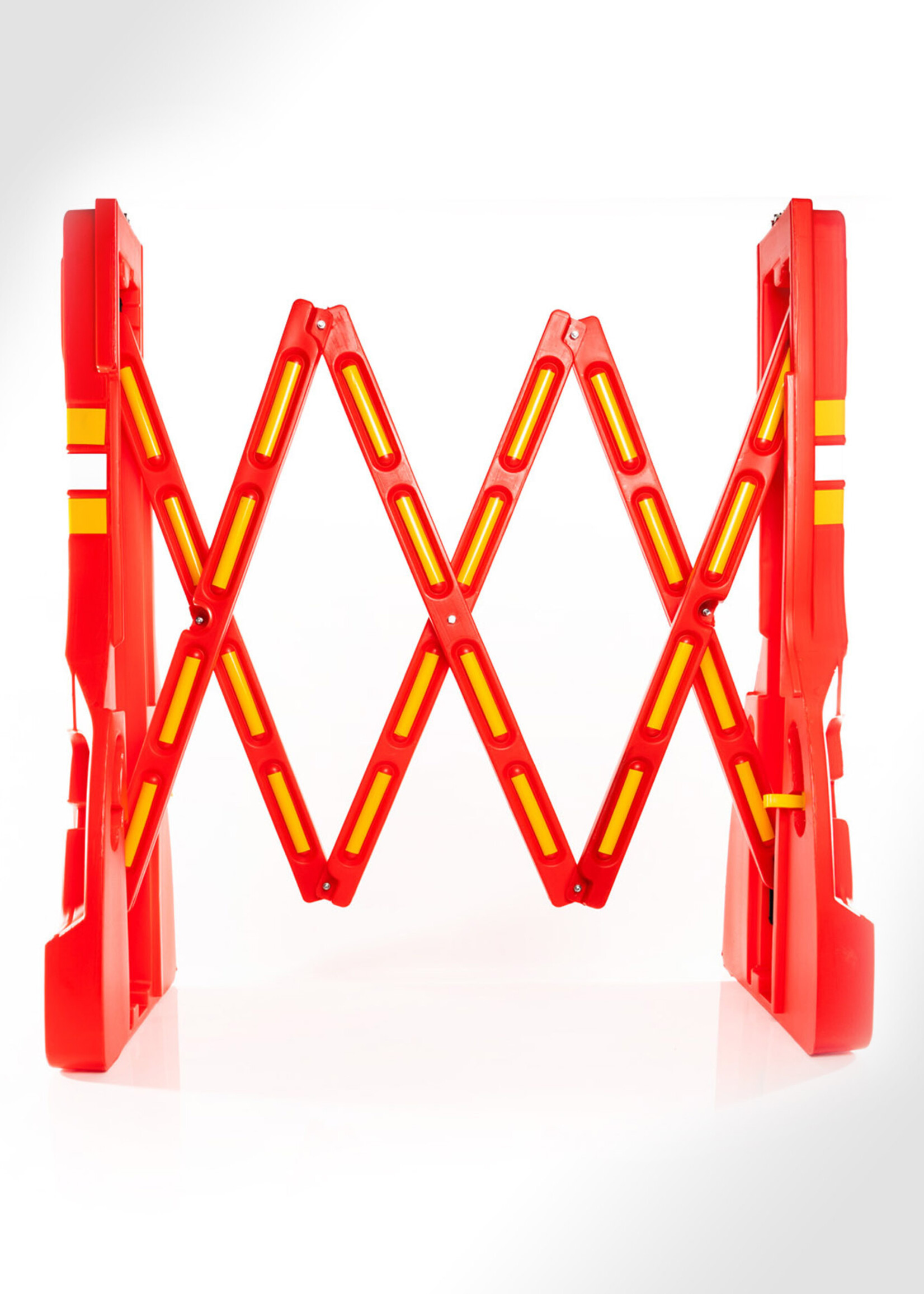 UNSERE HAUSMARKE Klappbares Absperrgitter KUNSTSTOFF (Faltgitter Orange)