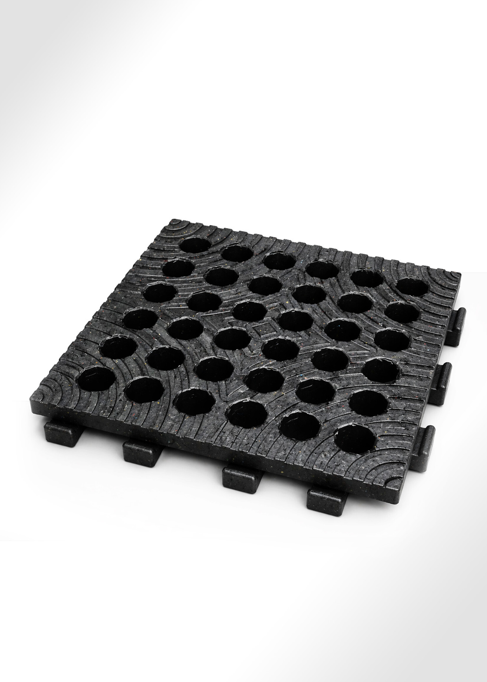RI-TRAFFIC Kunststoff-Grasplatten / Grasgitter (48 cm x 48 cm x 6 cm)
