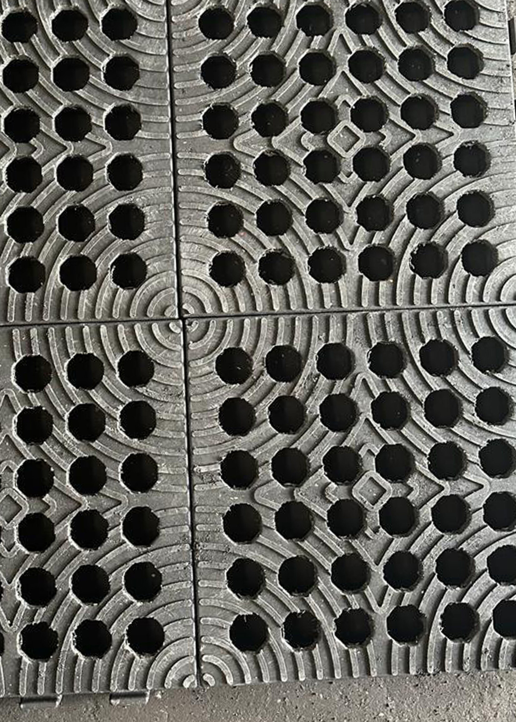 RI-TRAFFIC Kunststoff-Grasplatten / Grasgitter (48 cm x 48 cm x 6 cm)