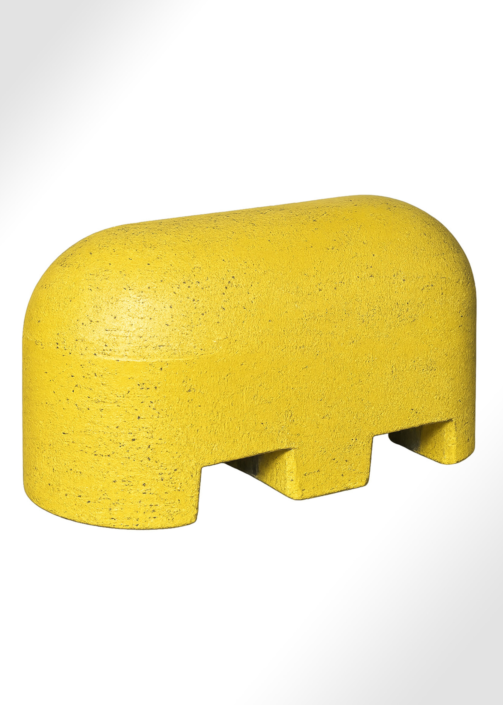 RI-TRAFFIC Jumboblock Betonblock GELB | 48 cm x 45 cm x 90 cm