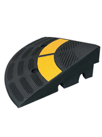 RI-TRAFFIC Kurvenelement für Gummi Bordsteinrampe 15 cm (Auffahrrampe)