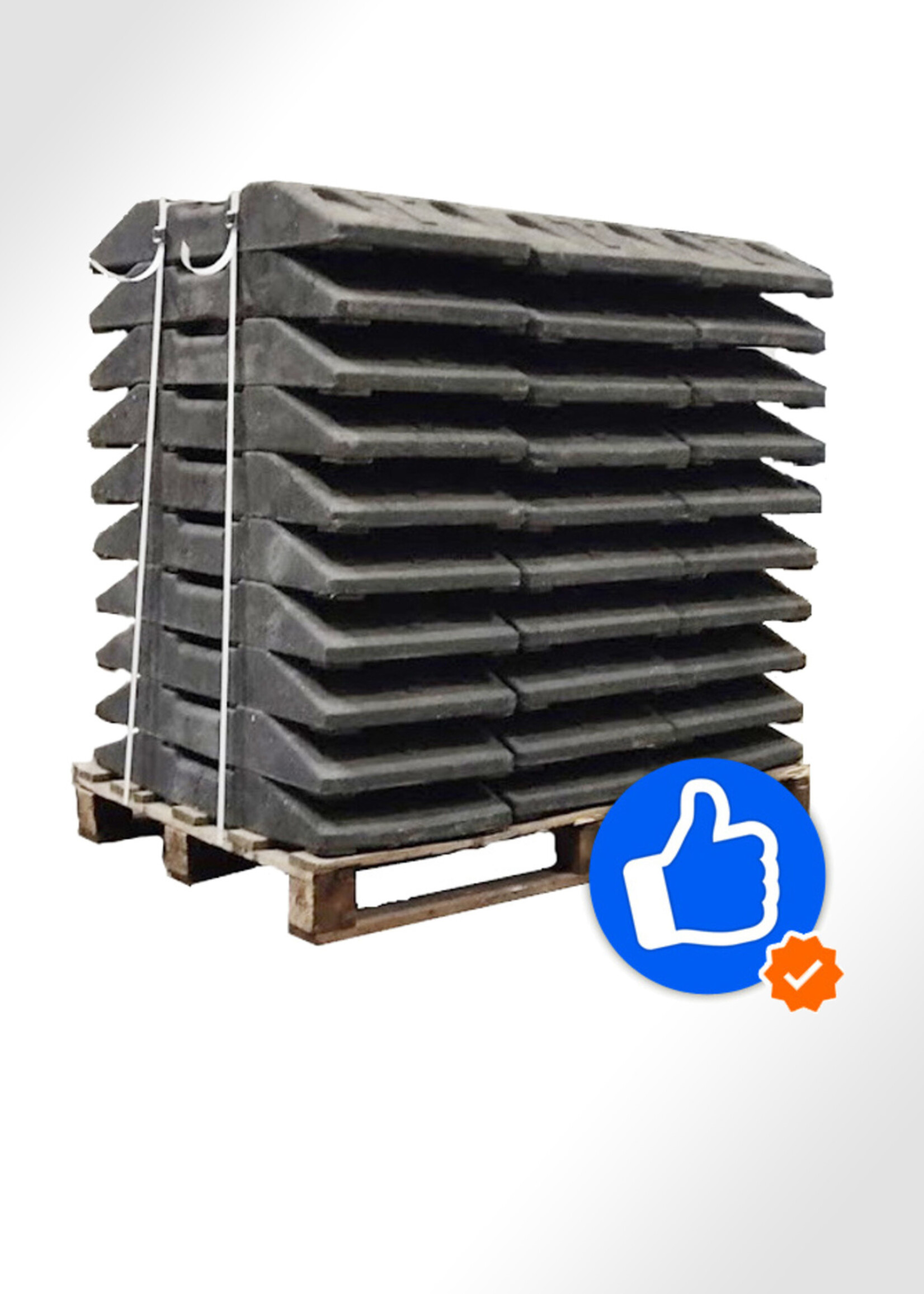 RI-TRAFFIC TL-Fußplatte 25Kg