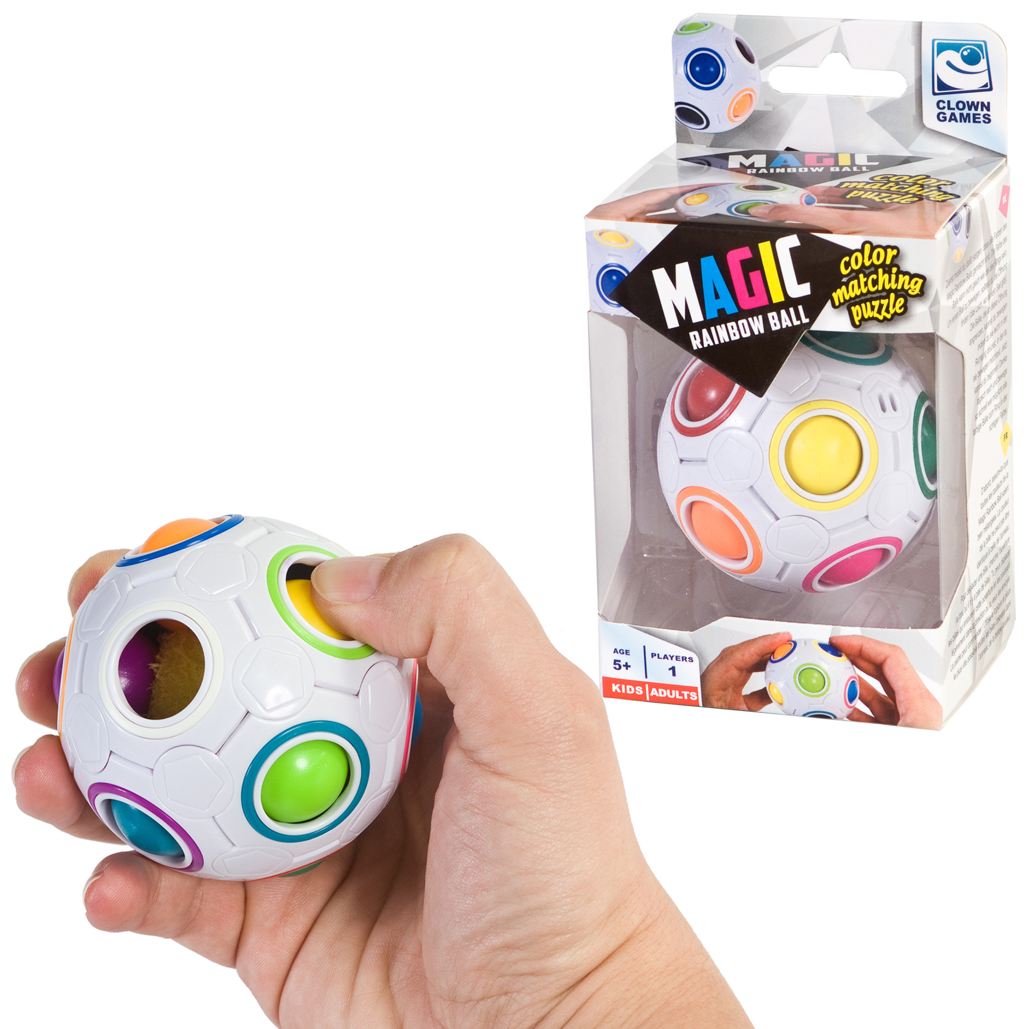 test Staat weerstand bieden Clown Magic Puzzle Rainbow Ball kopen - By Lariz