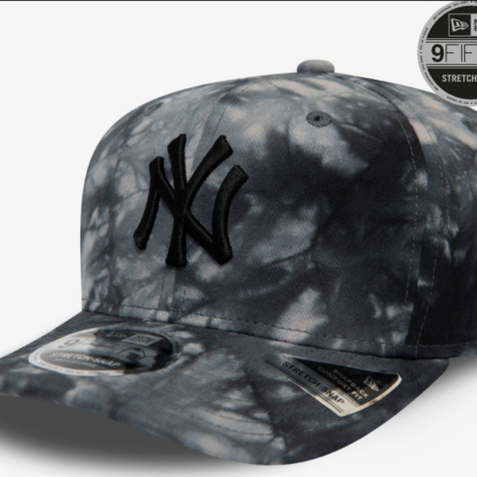 New era TEAM Tie Dye Grey Stretch  9FIFTY  CASQUETTE de NEW ERA