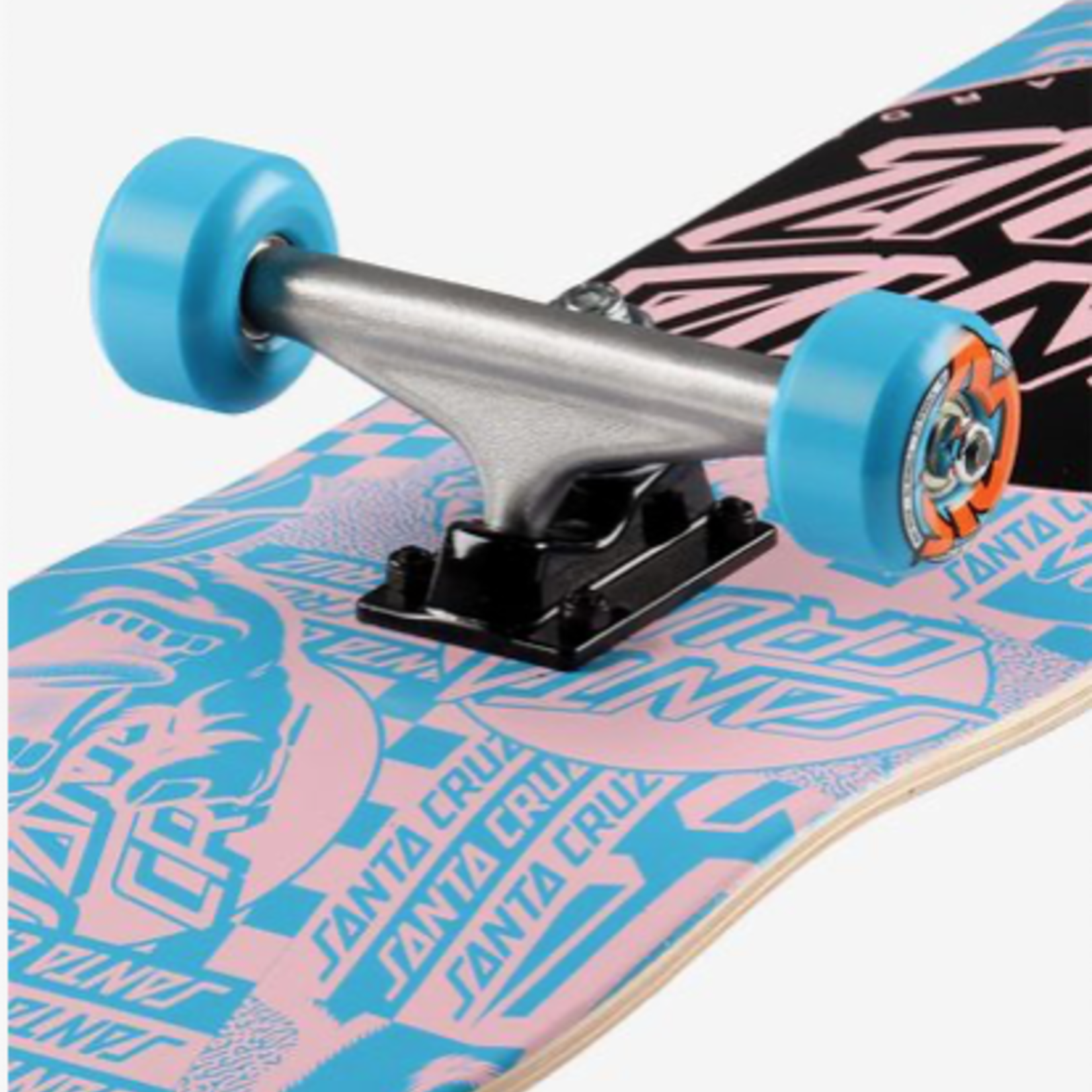 Santa Cruz FLIER DOT FULL SK8  8,00 PINK - Skateboard  complet - Santa Cruz