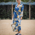 Robe Maxi Bohème décolleté V - LES BLONDINETTES