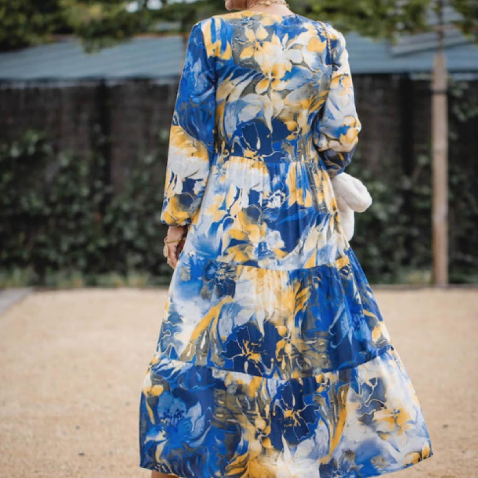 Robe Maxi Bohème décolleté V - LES BLONDINETTES