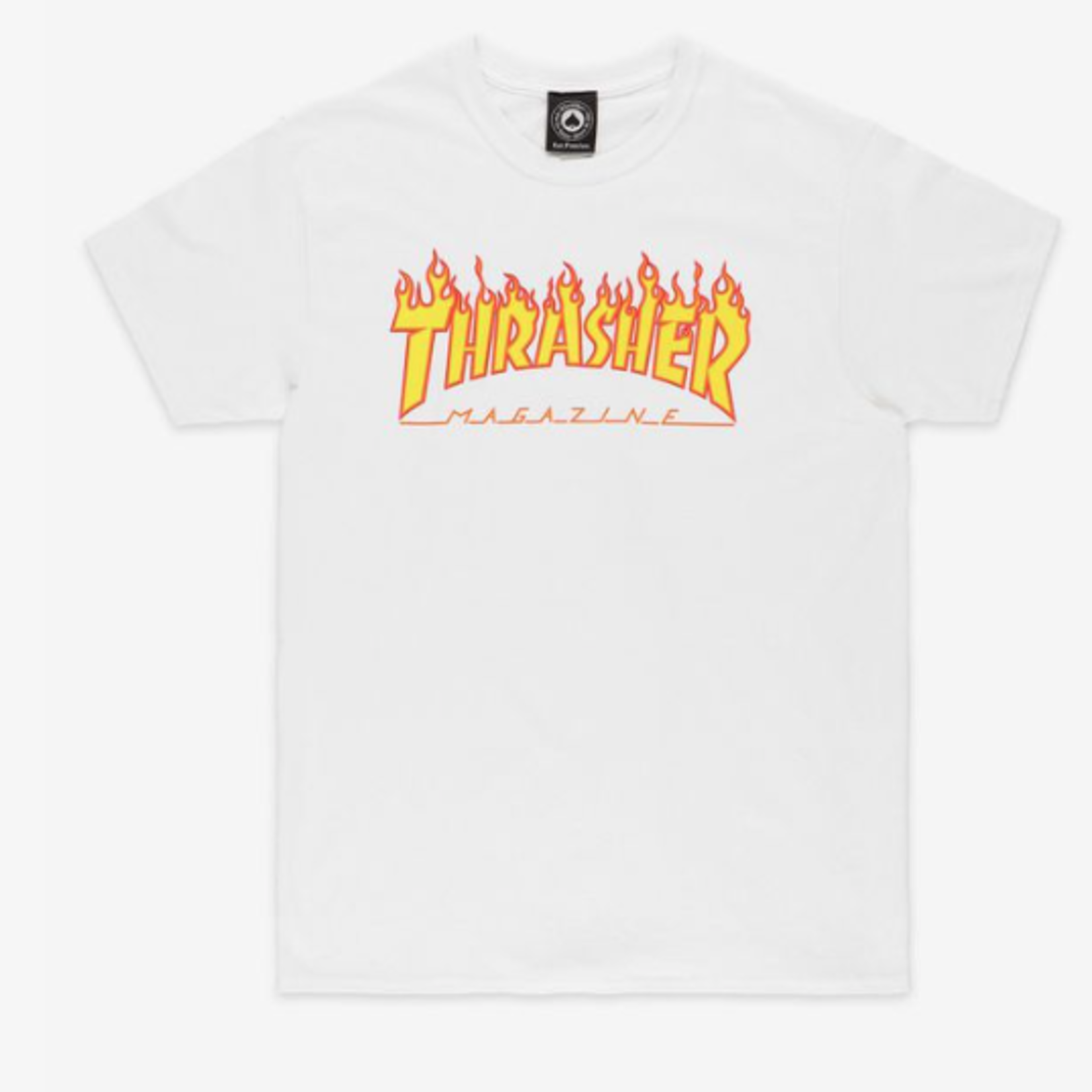 Thrasher THRASHER FLAME - Tshirt  white