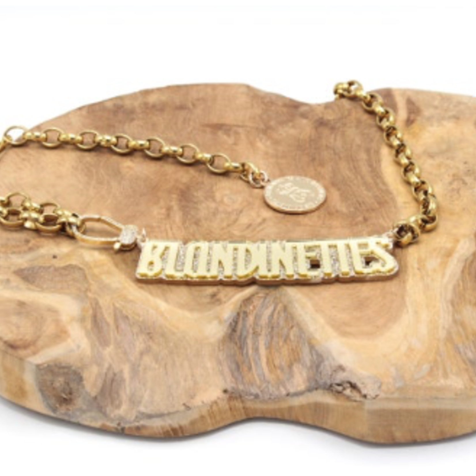 Les Blondinettes Collier /ceinture médaille 100cm H - Les Blondinettes