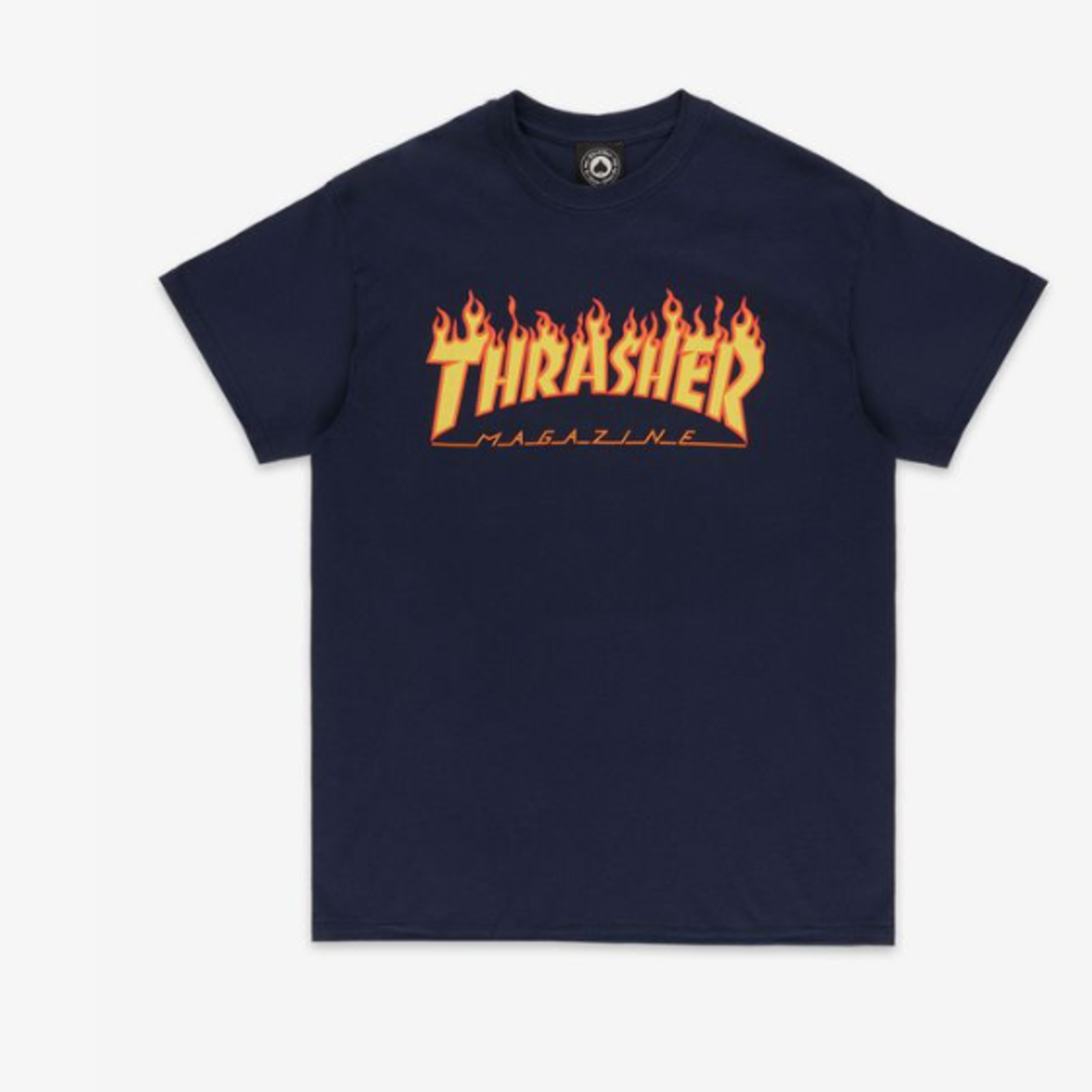 Thrasher THRASHER FLAME  - Tshirt NAVY