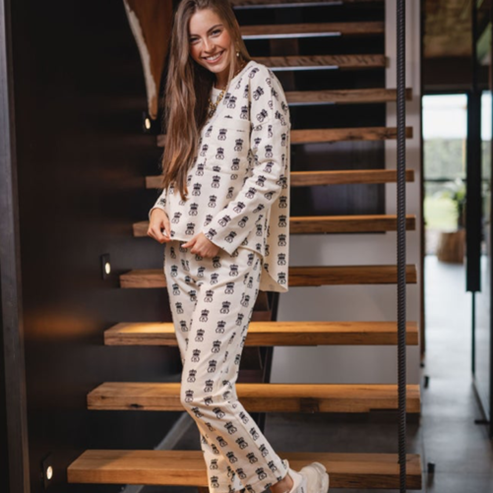 Pantalon Jogging Monogramme - Les BLONDINETTES