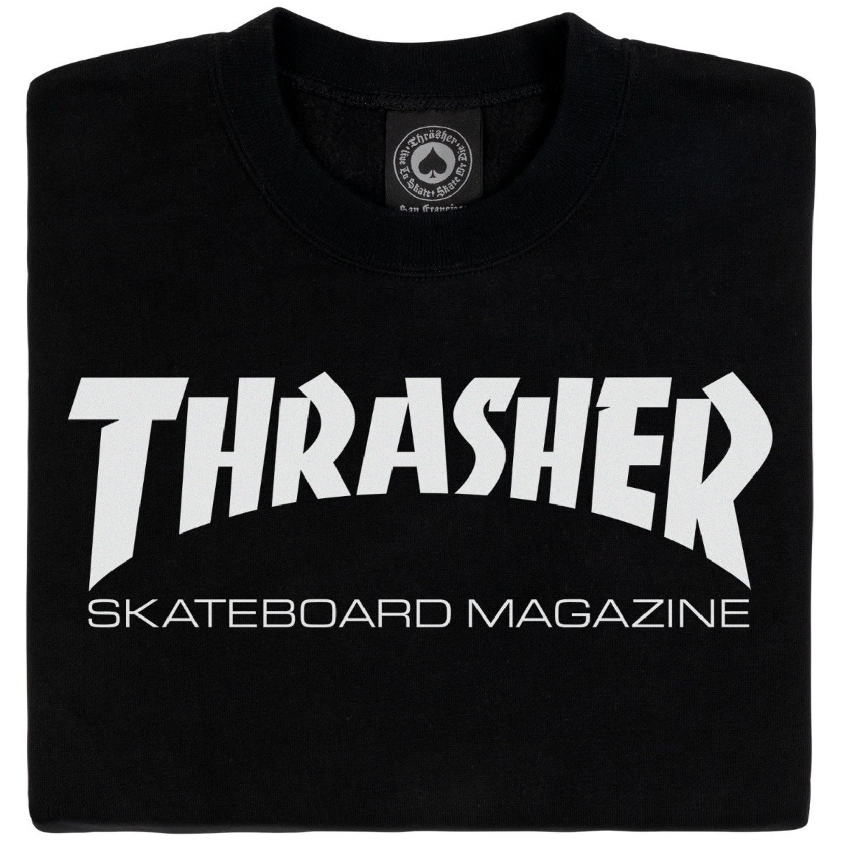 Thrasher THRASHER SKATE MAG Sweat BLACK