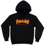 Thrasher THRASHER FLAME - Sweat à capuche - BLACK