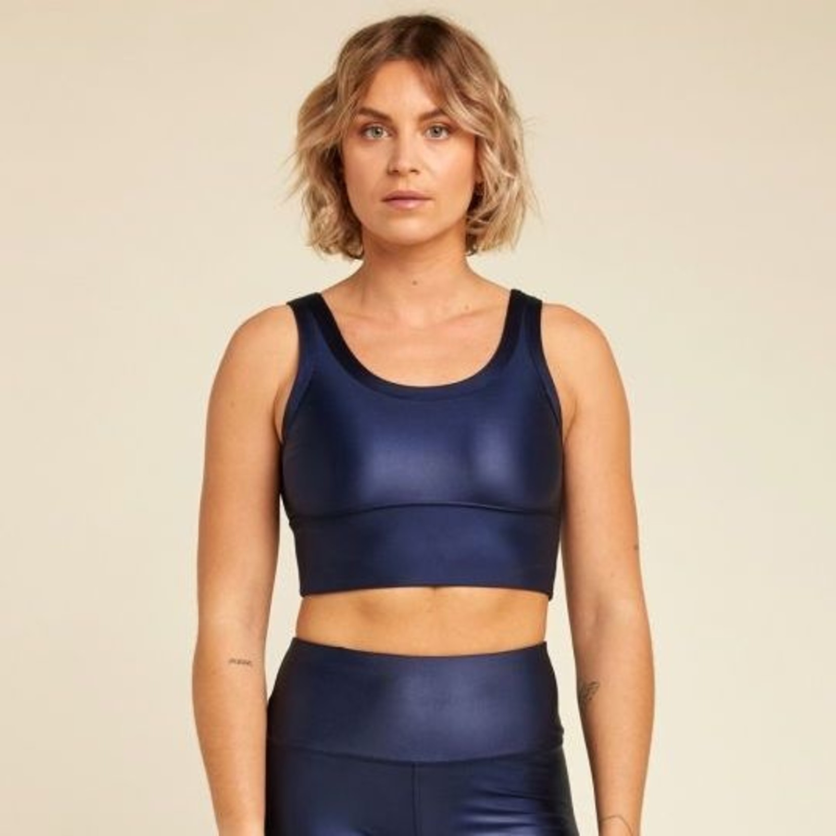 BRCROP OILBLUE - Brassière - LYEVA