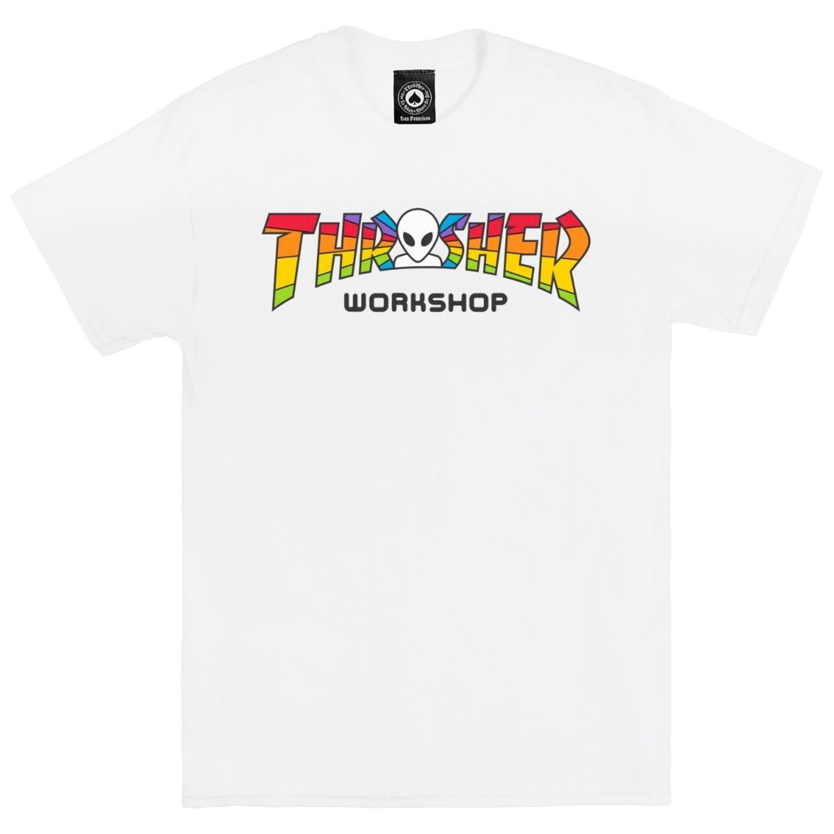 Thrasher AWS SPECTRUM WHITE - T-shirt - THRASHER